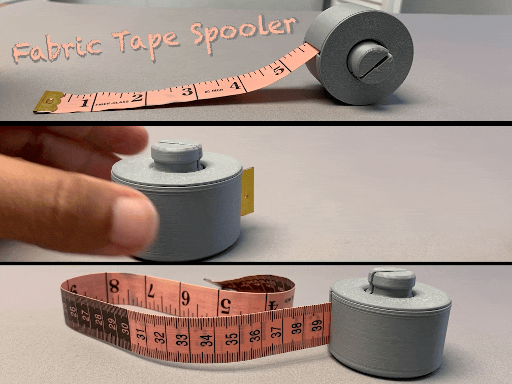 Fabric Tape Spooler | Soft Measuring Tape Holder
