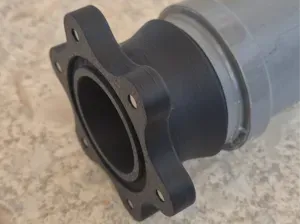 DN50 KG-Rohr HT-Rohr Adapter Magnetkupplung male