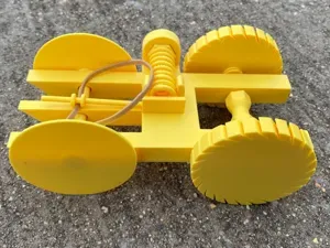 Rubber band powered car (Can go passed 7 feet)