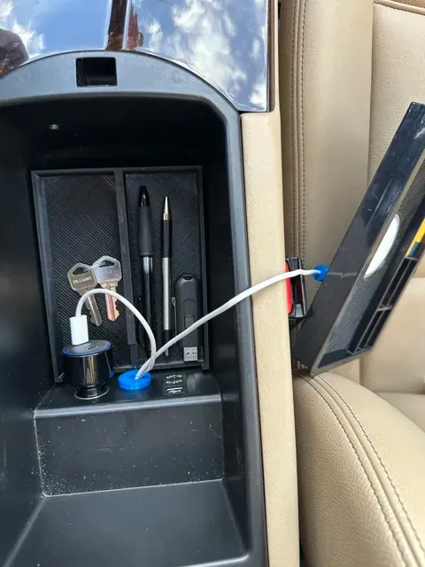 BMW X3 F25 Center Console Tray With Magsafe — Image 4 of 4