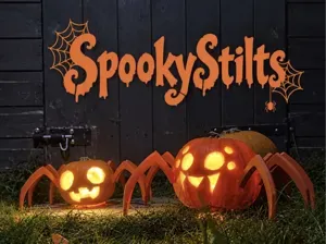 Spooky Stilts – 3D Printed Pumpkin Spider Legs