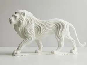 Elegante figura de León