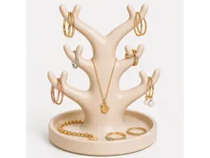 Large Coral Jewelry Holder