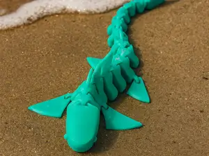 Articulated Shark Skeleton Toy - Fidget Toy