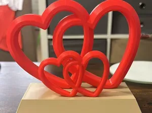 CORAZON CON BASE DOBLE