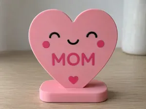 Cute Kawaii MOM Heart | Mother’s Day Decoration