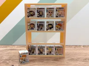 Funko Bitty Pop Acrylic Shelf - No falling out!