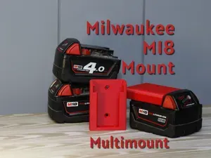Milwaukee M18 battery mount - Multimount