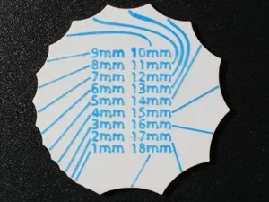 mobiler Radienmesser 1mm-18mm