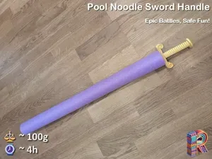Pool Noodle Sword Handle – Epic Battles, Safe Fun!