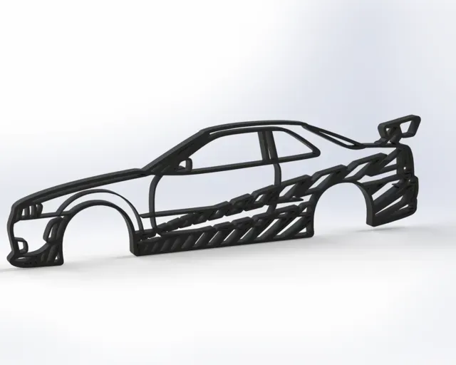 Brian's Nissan R34 GT-R Fast & Furious Wall Art — Фото 3 из 3
