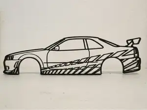 Brian's Nissan R34 GT-R Fast & Furious Wall Art