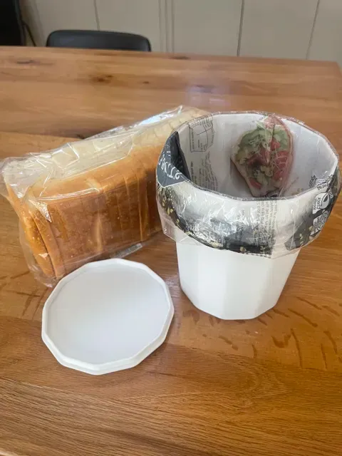 "Bread-bag" rubbish bin (two sizes, with lid) — Фото 2 из 8