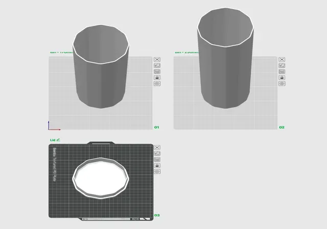"Bread-bag" rubbish bin (two sizes, with lid) — Фото 8 из 8