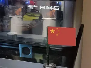 China Flag Plug - P1S - P1P - P1 - low purge