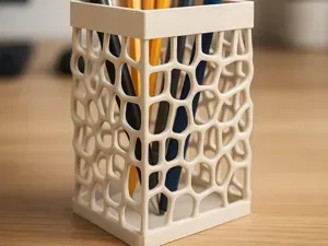 HexaFlow Pen Holder