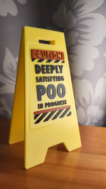 wet floor sign poo in progress — Фото 6 из 6