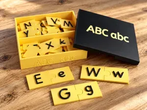ABC Match Puzzle | Uppercase & Lowercase + Box