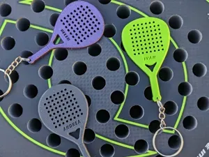 Padel Racket Keychains | Customizable