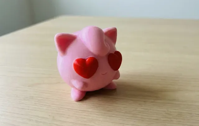 Pokemon Jigglypuff in love for Valentine's day — Фото 2 из 2