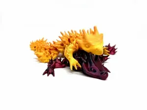 Cute small baby firedragon - print in place!