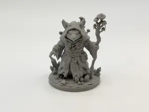 Woodland Mouse Druid - DnD Miniature