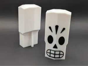 Manny Calavera Skull model
