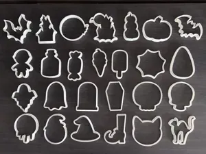 Halloween cookie cutters (big set of 26x9cm )