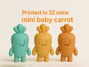 Mini Baby Carrot 3D – Cute and Easy Print