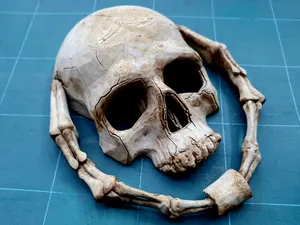 Pirate Skull Halloween Door Knocker