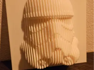 Storm Trooper - Wall Art - Layered Sculpture