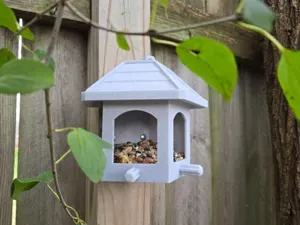 Birdie Hut - Bird Feeder/House No Supports