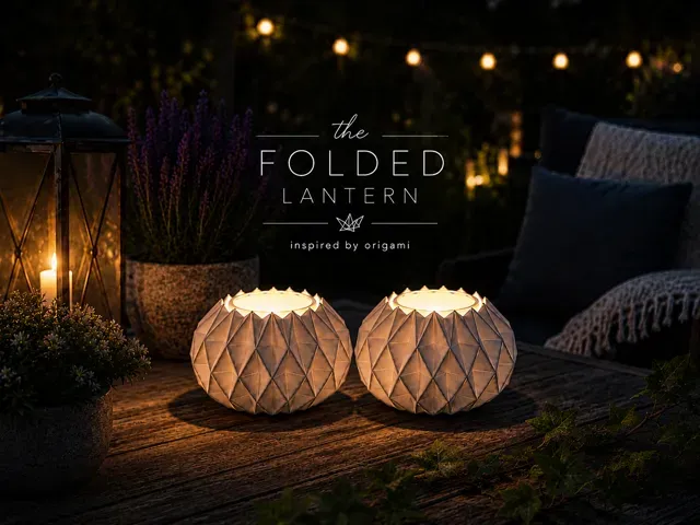 The Folded Lantern | inspired by Origami — Фото 6 из 6