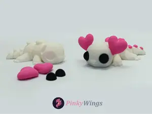 Cute Articulated Axolotl – Valentine’s Edition