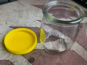 Reusable TPU Yogurt Cup Lid – Snap Fit 55.6 mm