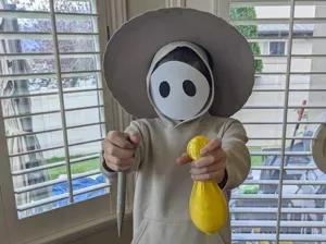 Sherma from Silksong - Bell, pin and mask
