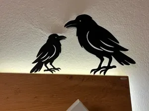 Wandbild // Rabe – mystisch & modern