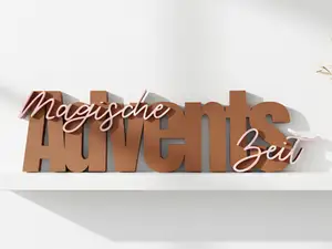 00124 Schriftzug Magische Adventszeit
