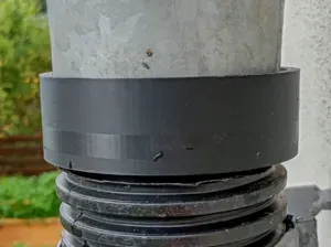 Rain Gutter Downpipe Adapter 100mm to 80mm