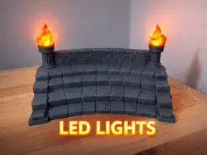 GLADIATOR LED Arena Stair Wall - DND terrain