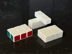 UPDATE 1x2x3 Puzzle Cube Print-in-Place