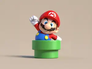 马里奥管道-超级玛丽马力欧supermario周边手办-儿童涂色玩具