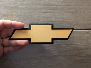 Chevy Bowtie logo sign plaque 2-sizes