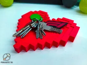 Pixel Heart Infinity Tray & Wall Decor