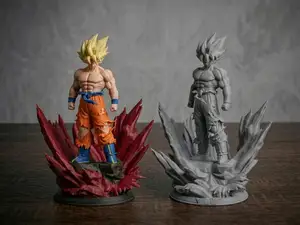 Goku Super Saiyan - Battle Damaged (AMS Ready)