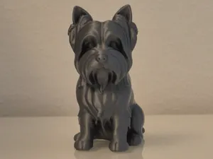 Yorkshire Terrier – 3D Printable Dog Statue