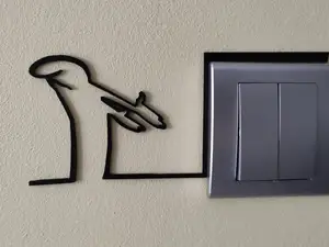 Funny Light Switch Gadget – by La Linea Balum v.2