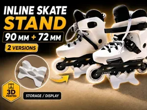 Inline skate stand - 72mm & 90mm Wheels