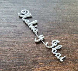 3D Printable Name Display (Nahia&Ibai)