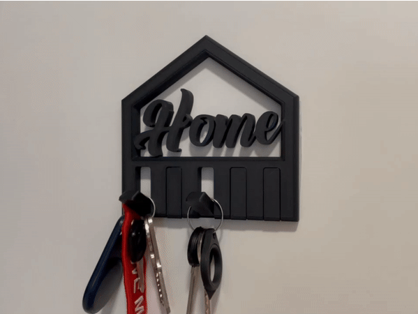 Keys Holder (Print in Place Folding Hooks)
